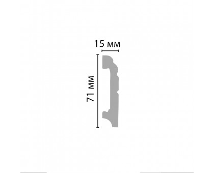 A024/36 Плинтус напольный (76*15*2000мм) в г. Екатеринбург