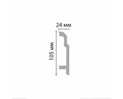 A155/16 Плинтус напольный (105*24*2000мм) в г. Екатеринбург