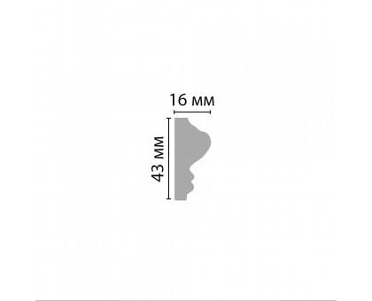 A030/60 Молдинг (43*16*2000мм)* в г. Екатеринбург
