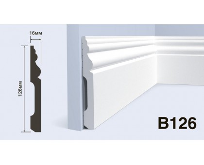 Плинтус Hiwood B126 126*16*2000 мм
