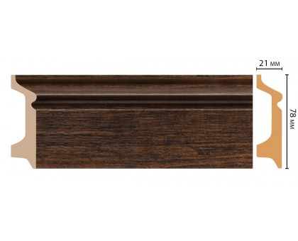 D122-966 ШК/16 Плинтус напольн.DECOMASTER(78*21*2400 мм) в г. Екатеринбург