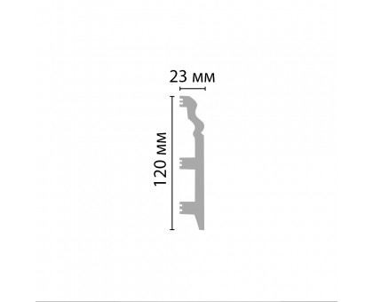 D233/8 Плинтус ДМ(120*23*2000 мм) в г. Екатеринбург