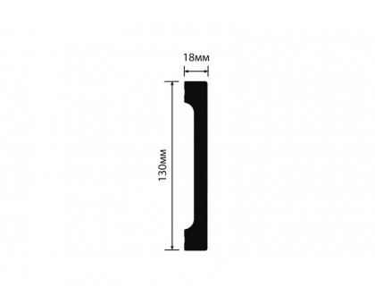 Плинтус Hiwood B130V1 130*18*2000 мм