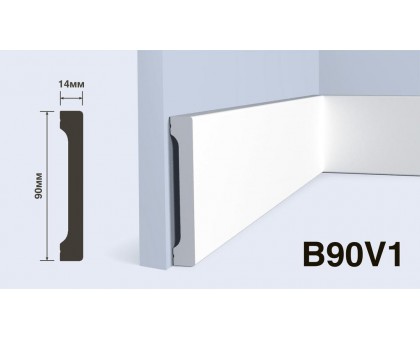 Плинтус Hiwood B90V1 90*14*2000 мм