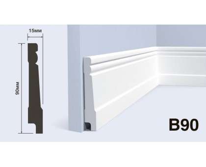 Плинтус Hiwood B90 90*15*2000 мм