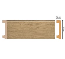 D235-83 ШК/20 Плинтус напольн.DECOMASTER(80*17*2400 мм) в г. Екатеринбург
