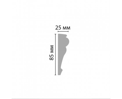 D152/18 Плинтус ДМ(85*25*2000 мм) в г. Екатеринбург