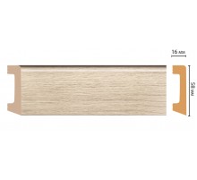 D234-72 ШК/15 Плинтус напольн.DECOMASTER(58*16*2400 мм) в г. Екатеринбург