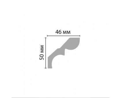 96669 ШК/75 плинтус DECOMASTER-3 (50х46х2400мм) в г. Екатеринбург