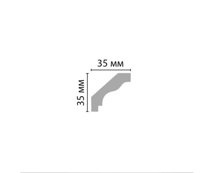 96230/30 FLEXIBLE плинтус DECOMASTER-2 (35х35х2400мм) в г. Екатеринбург