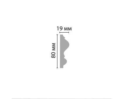 97617/32 молдинг DECOMASTER-2 (80х19х2400мм) в г. Екатеринбург
