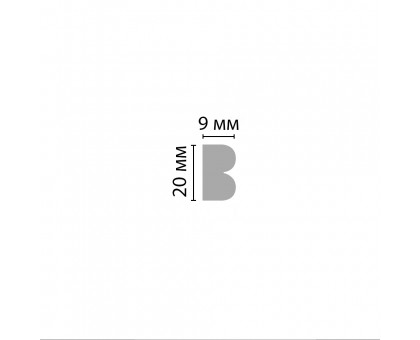 DI 113/250 молдинг DECOMASTER-1 (20х9х2400мм) в г. Екатеринбург