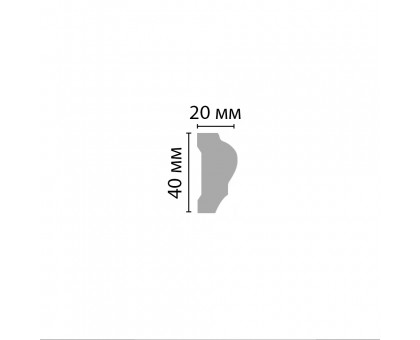 DP 304/60 молдинг DECOMASTER-1 (40х20х2400мм) (DP-5304) в г. Екатеринбург