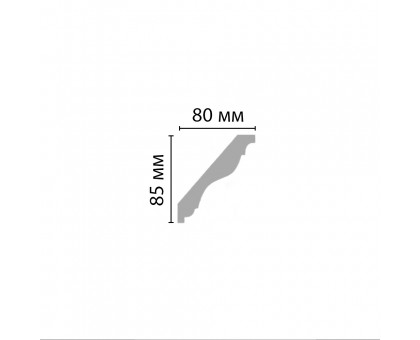 DP 357/34 плинтус DECOMASTER-1 (85х80х2400мм) [96625] (DP-5357) в г. Екатеринбург