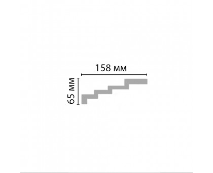 DP 375/18 плинтус DECOMASTER-1 (65х158х2400мм) (DP-5375) в г. Екатеринбург