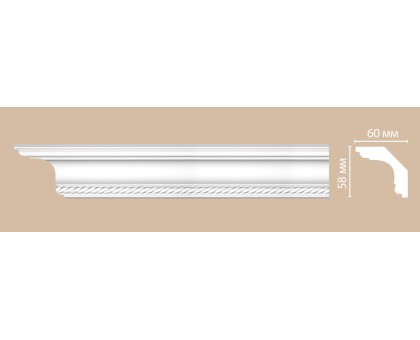 DT 128/24 плинтус DECOMASTER-2 (58х60х2400мм) в г. Екатеринбург