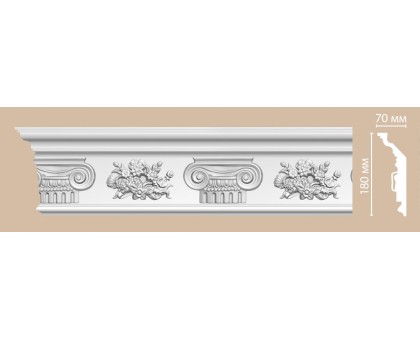 DT 9830/12 плинтус DECOMASTER-1 (180х62х2400мм) в г. Екатеринбург