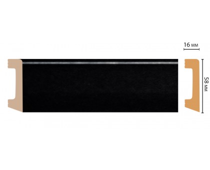 D234-195 ШК/15 Плинтус напольн.DECOMASTER(58*16*2400 мм) в г. Екатеринбург