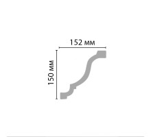 96267 ШК/15 плинтус DECOMASTER-3 (150х152х2400мм)