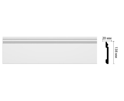 D118/8 Плинтус ДМ(138*18*2000 мм) в г. Екатеринбург