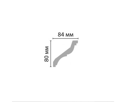96120/12 FLEXIBLE плинтус DECOMASTER-2 (80х85х2400мм) в г. Екатеринбург