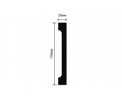 Плинтус Hiwood B150V1 150*20*2000 мм