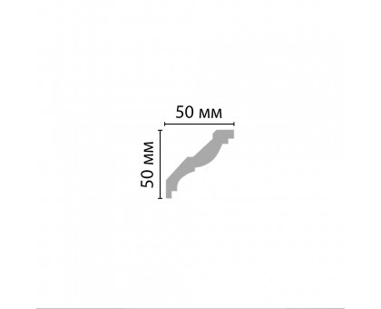 96117/19 FLEXIBLE плинтус DECOMASTER-2 (50х50х2400мм) в г. Екатеринбург