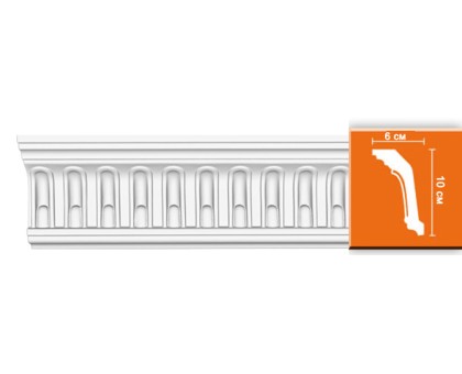 DT 9813 гибкий потолочный плинтус с орнаментом в г. Екатеринбург