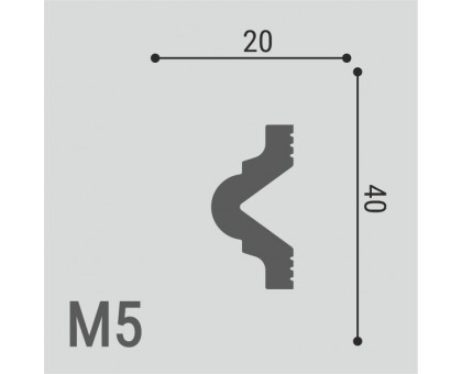 Молдинг XPS POLYMER М 5 40/20