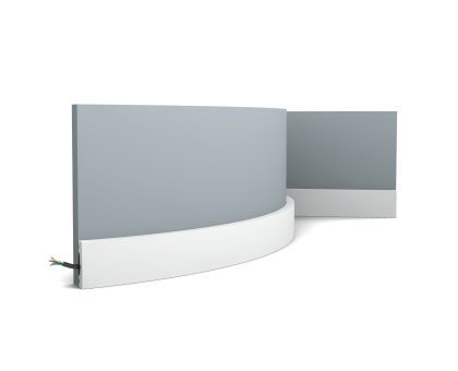 Гибкий напольный напольный плинтус SX162F SQUARE