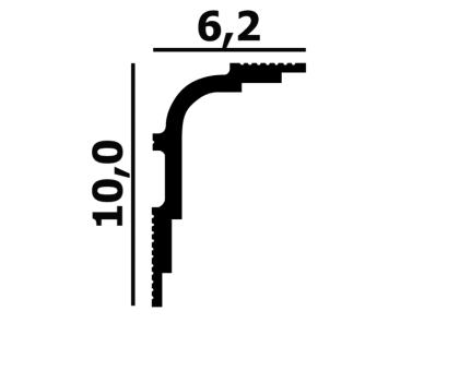 
				Карниз P102