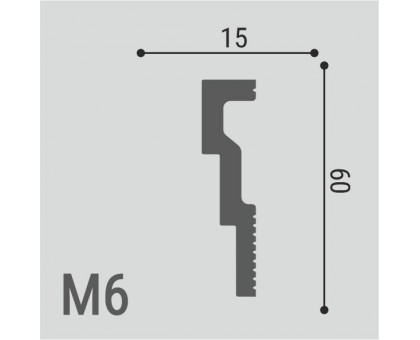 Молдинг XPS POLYMER М 6 60/15