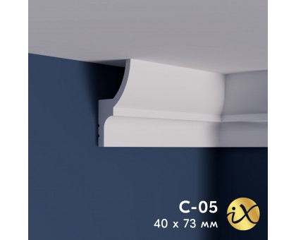 Карниз ударопрочный ПраймДекор iX C05 73/40