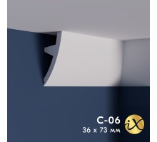 Карниз ударопрочный ПраймДекор iX C06 73/36
