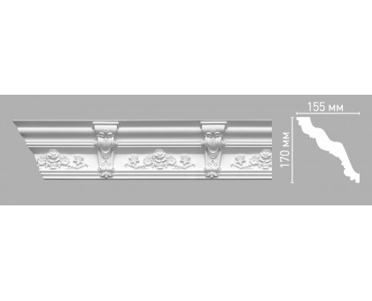 95091 ШК/9 плинтус DECOMASTER-3 (170х155х2400мм) в г. Екатеринбург
