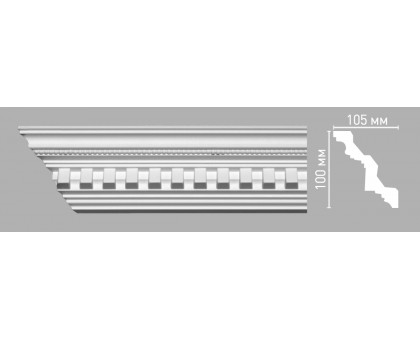 95101 ШК/24 плинтус DECOMASTER-3 (100х105х2400мм) в г. Екатеринбург