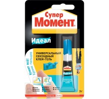 Секундный клей Супер Момент Идеал, 3г (10шт) в г. Екатеринбург