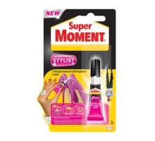 Секундный клей Супер Момент Стилист, 3г (10шт)