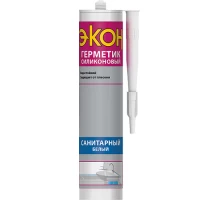 Герметик Силиконовый Санитарный ЭКОН, белый, 280 мл