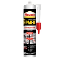 Клей-герметик Многоцелевой Момент ГЕРМЕНТ белый, 280 мл