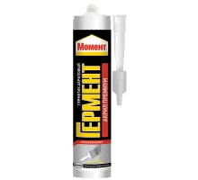 Герметик Акриловый Морозостойкий Момент ГЕРМЕНТ белый, 420г