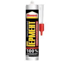 Герметик Силикон. Премиум Момент ГЕРМЕНТ прозрачный, 280мл