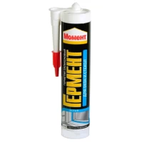 Герметик Силиконовый Момент ГЕРМЕНТ для стекол, белый, 280мл