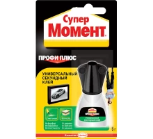 Секундный клей Супер Момент Профи Плюс, кисточка, 5г