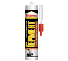 Герметик Силикон. Момент ГЕРМЕНТ красно-коричневый, 300мл