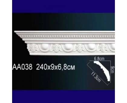 потолочный плинтус с орнаментом AA038 в г. Екатеринбург