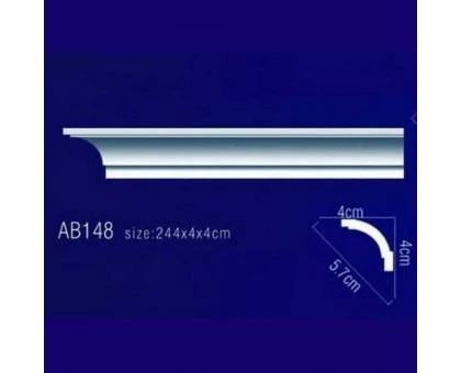 AB148 Плинтус потолочный без орнамента в г. Екатеринбург