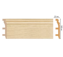 D232-71 ШК/14 Плинтус напольн.DECOMASTER(100*22*2400 мм)