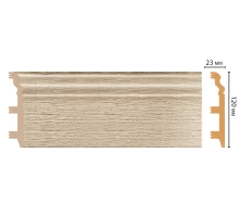 D233-72 ШК/8 Плинтус напольн.DECOMASTER(120*23*2400 мм)