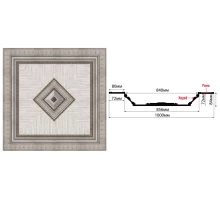 Купол Decomaster KP100-55 (1000*1000*84)